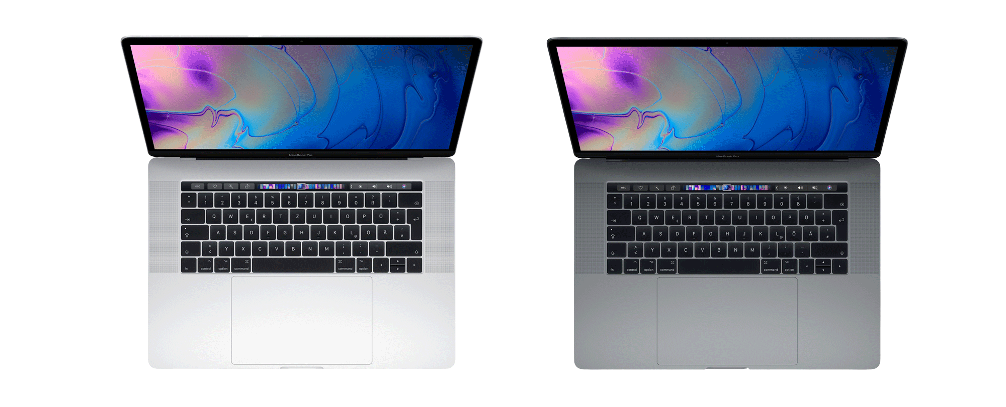 MacBook Pro Leasing die Farbtöne