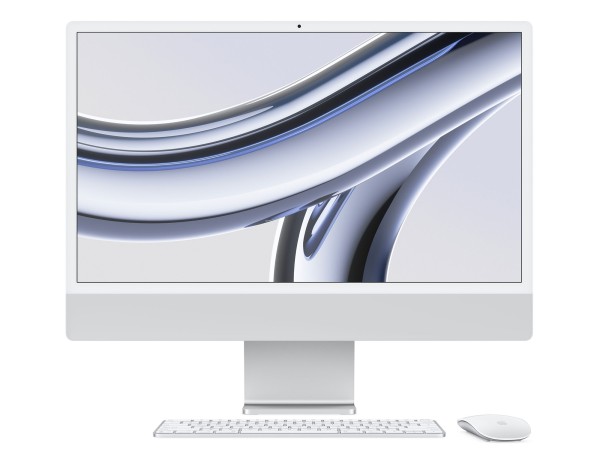 Apple iMac Leasing M3 Silber Vorderseite